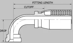 JIC 37° Swivel Female 90° Bent Stem - KT