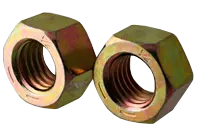 1/4-20 Hex Nuts Gr 8 Yel Zinc  (C09-073)