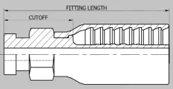 Swivel Female Flat Face O-Ring Seal Stem - KT