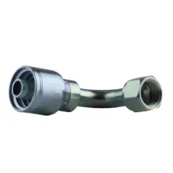 JIC 37° Swivel Female Stem 90° Bent Tube Medium Drop